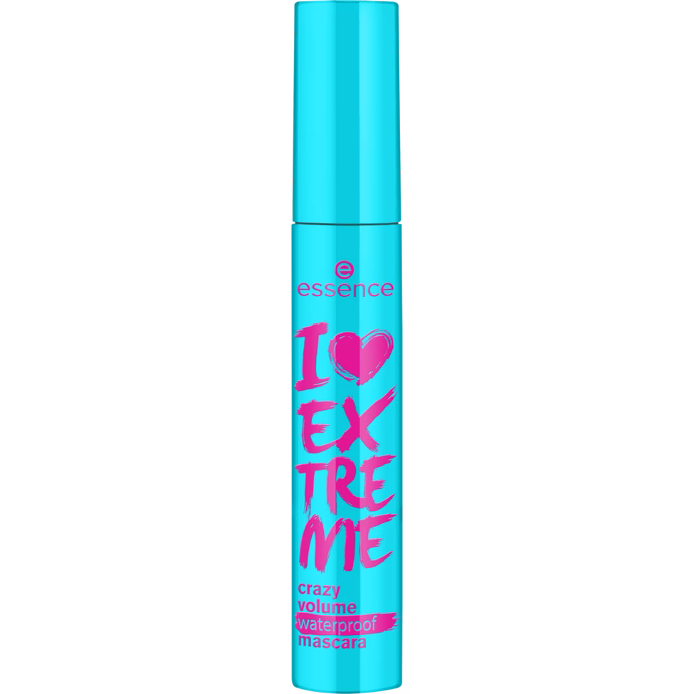 ESSENCE I LOVE EXTREME CRAZY VOLUME WATERPROOF MÁSCARA (CELESTE)