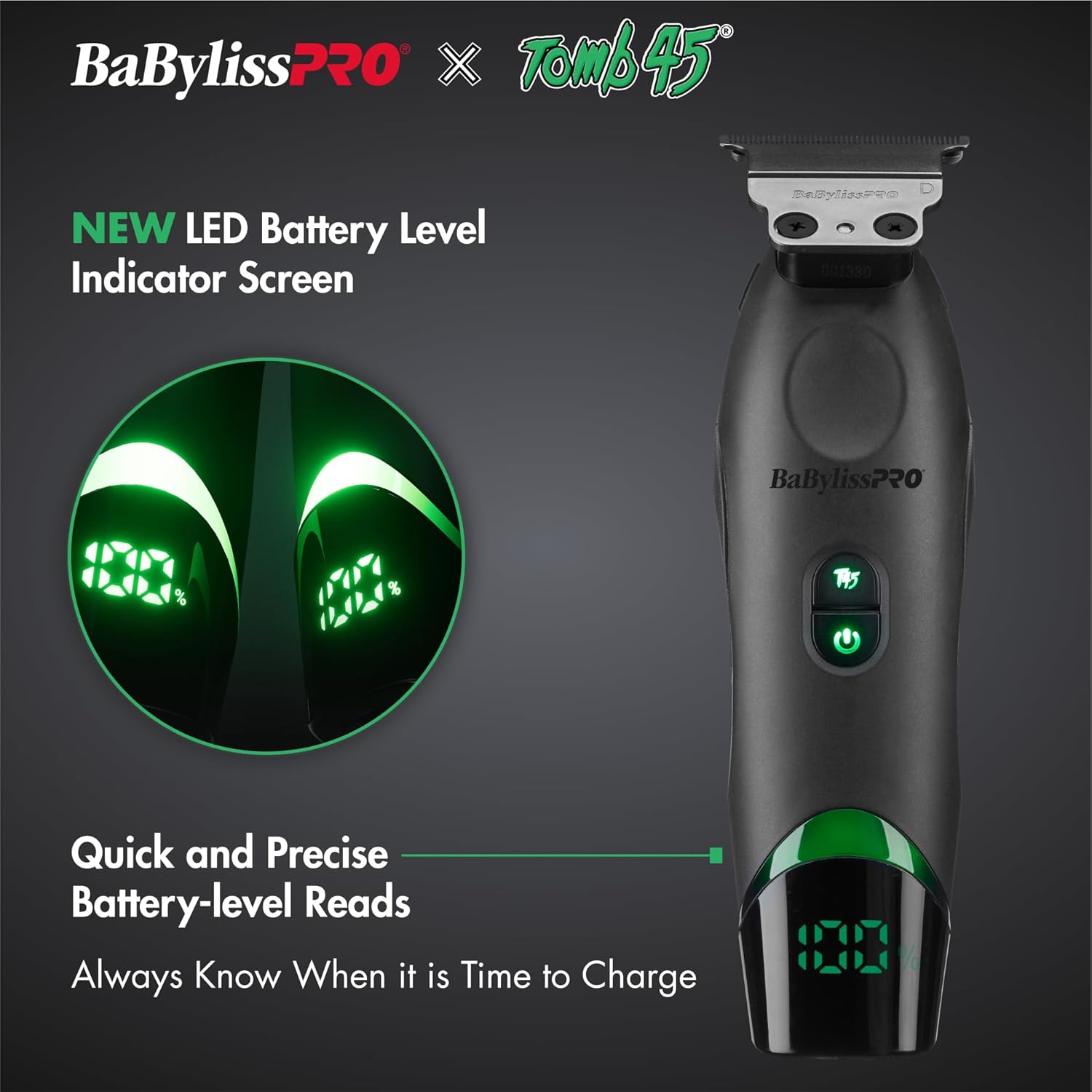 BABYLISS PRO TOMB 45 TRIMMER WIRELESS CHARGING