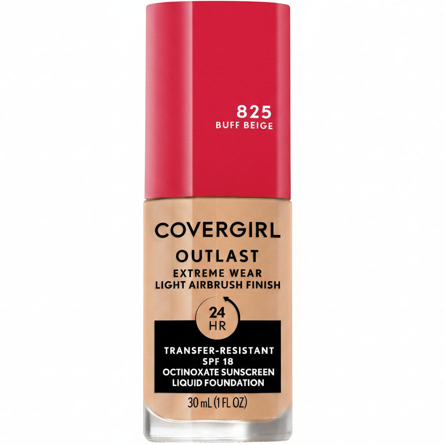 COVERGIRL OUTLAST EXTREME WEAR FOUNDATION 825 BUFF BEIGE