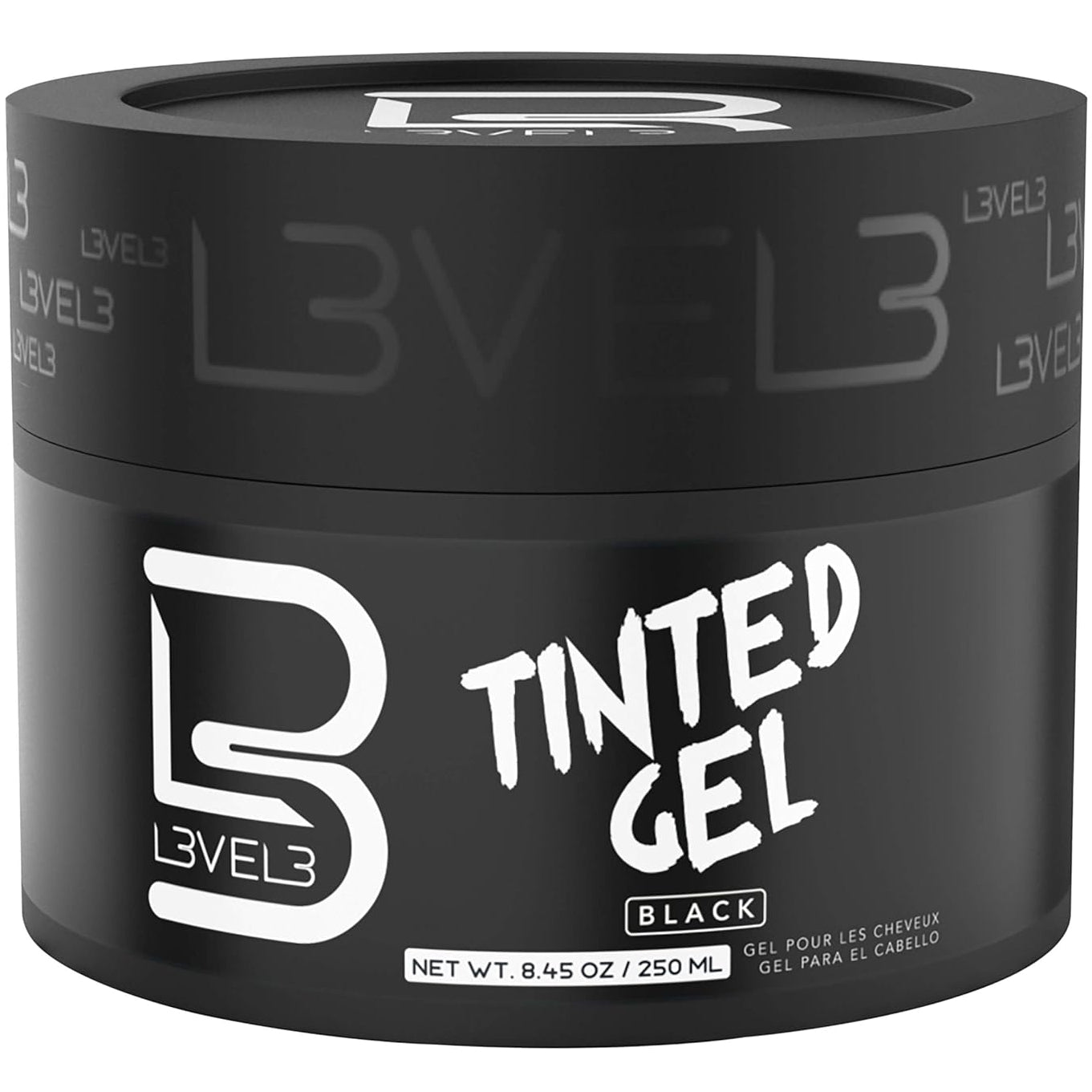LEVEL3 TINTED GEL BLACK 250ML