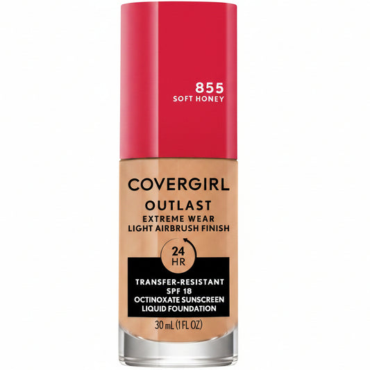 COVERGIRL OUTLAST EXTREME WEAR FOUNDATION 855 SOFT HONEY