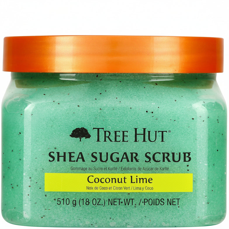 TREE HUT SUGAR SCRUB SHEA COCONUT LIME 510G