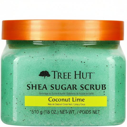 TREE HUT SUGAR SCRUB SHEA COCONUT LIME 510G