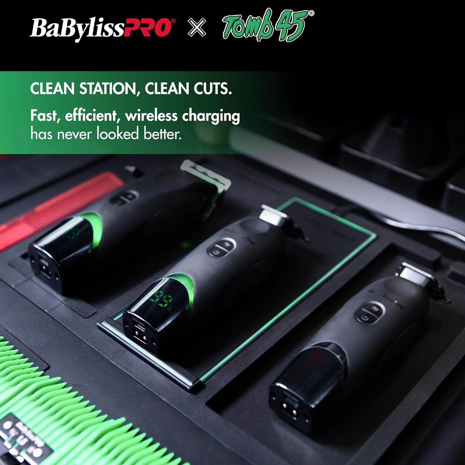 BABYLISS PRO X TOMB 45 PAD WIRELESS CHARGING