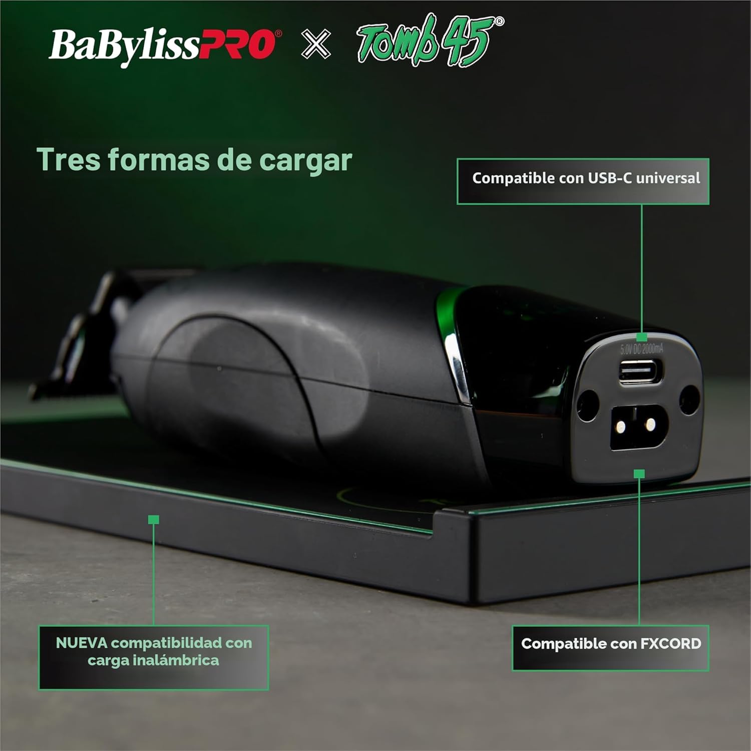BABYLISS PRO TOMB 45 TRIMMER WIRELESS CHARGING