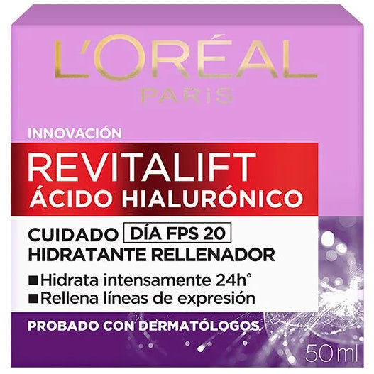 LOREAL PARIS REVITALIFT ÁCIDO HIALURÓNICO CUIDADO DÍA FPS20 50ML