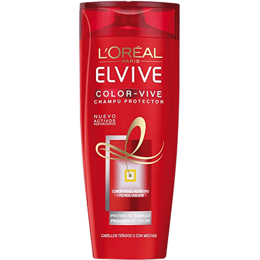 LOREAL PARIS ELVIVE COLOR-VIVE CHAMPÚ 370ML