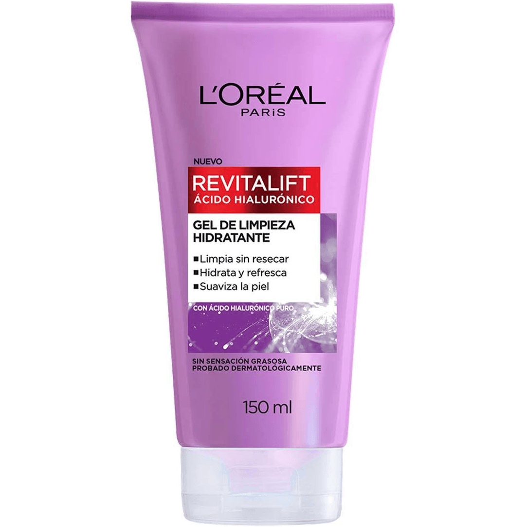 LOREAL PARIS REVITALIFT ACIDO HIALURÓNICO GEL LIMPIEZA HIDRATANTE 150ML