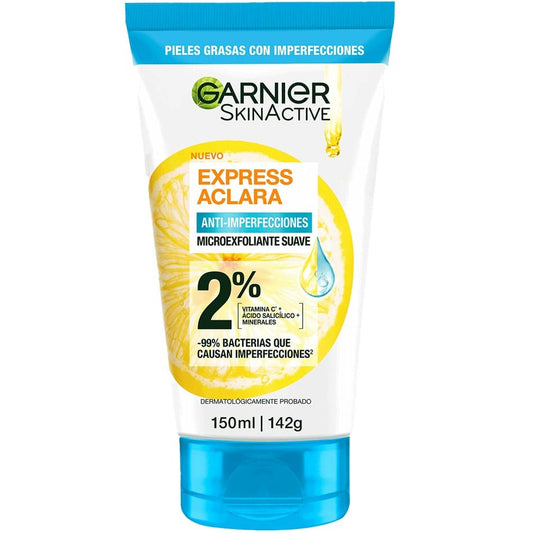 GARNIER SKIN ACTIVE EXPRESS ACLARA LIMPIADOR ANTI IMPERFECCIONES 150ML