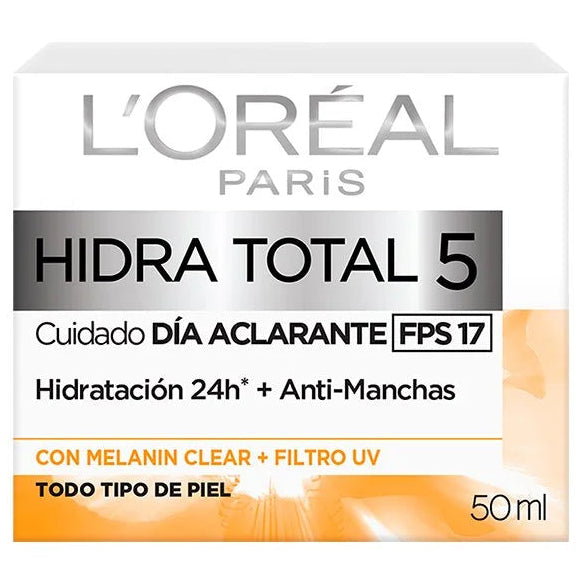 LOREAL PARIS HIDRA TOTAL 5  CREMA HIDRATACIÓN + ANTI-MANCHAS 50ML