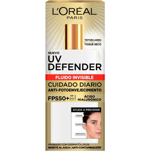 LOREAL UV DEFENDER FLUIDO INVISIBLE FPS50+ 40GR