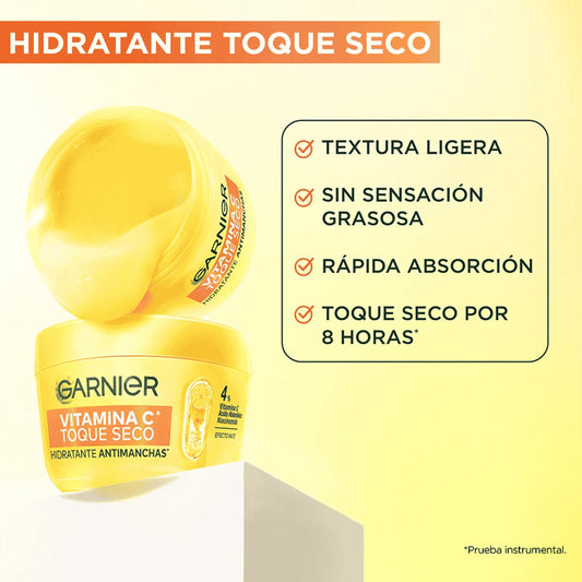 GARNIER VITAMINA C TOQUE SECO HIDRATANTE ANTIMANCHAS 85G