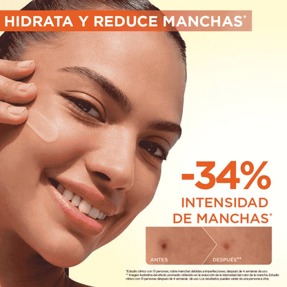 GARNIER VITAMINA C TOQUE SECO HIDRATANTE ANTIMANCHAS 85G