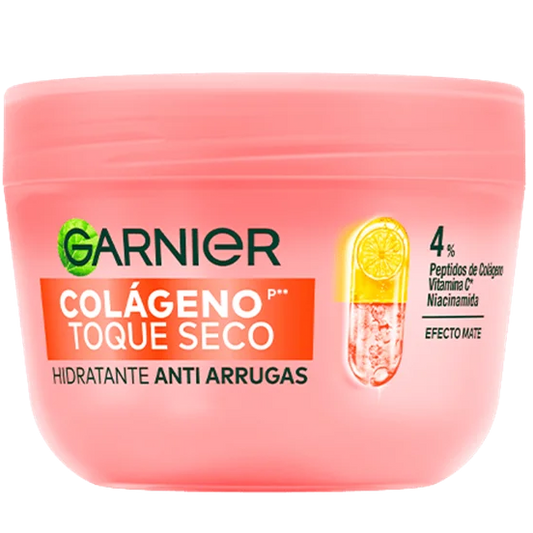 GARNIER COLÁGENO TOQUE SECO HIDRATANTE ANTI ARRUGAS 85G