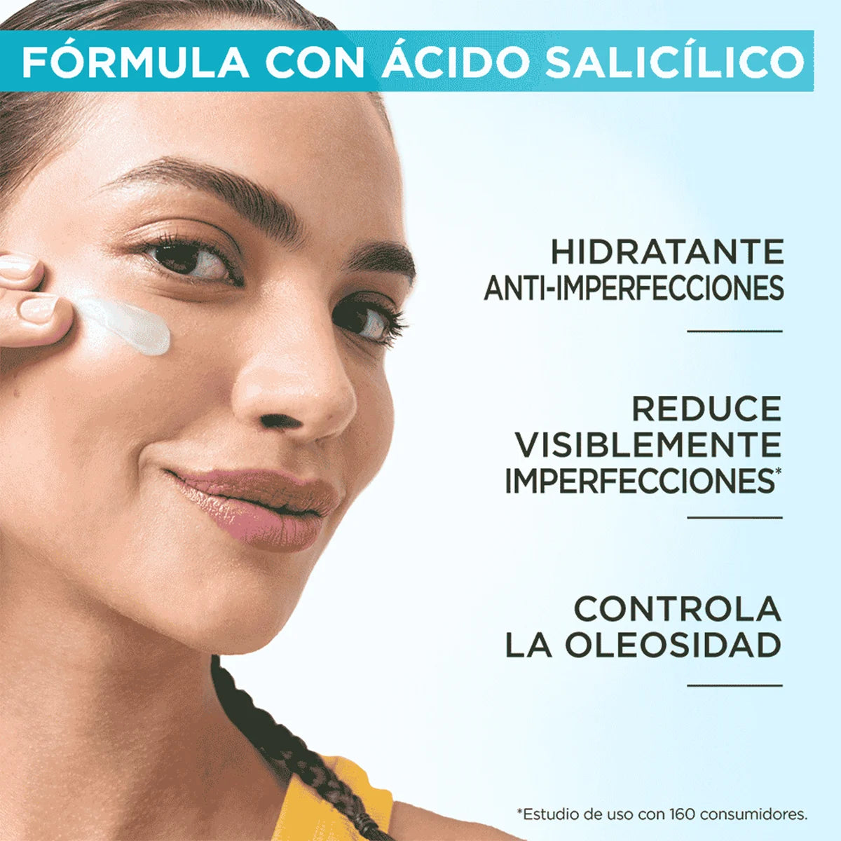 GARNIER SALICÍLICO TOQUE SECO HIDRATANTE ANTI IMPERFECCIONES 85G