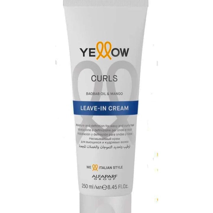 YELLOW PROFESSIONAL CURLS LEAVE-IN CREAM BAOBAB OIL&MANGO 250ML