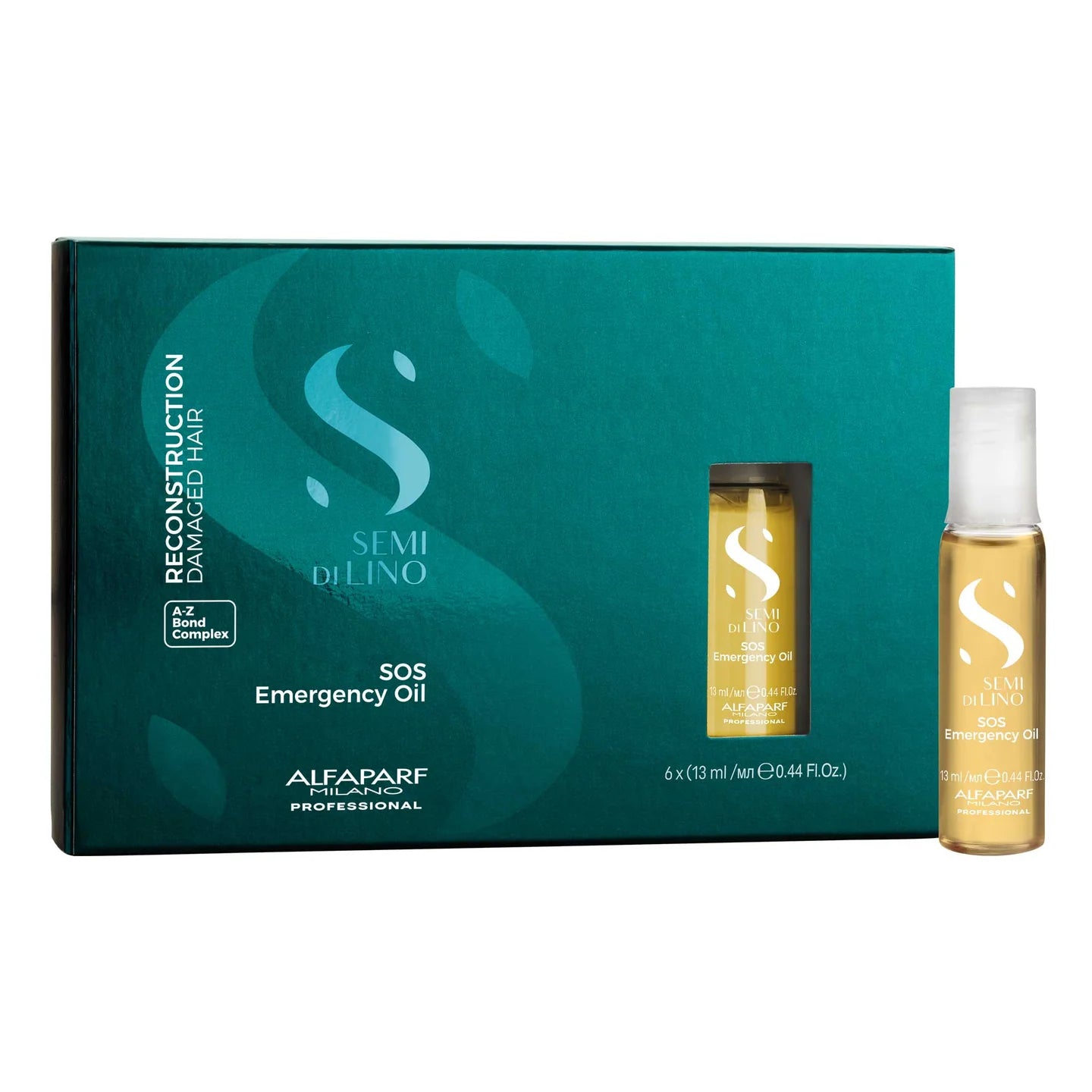 ALFAPARF AMPOLLA SEMI DI LINO SOS EMERGENCY OIL 13ML C/U
