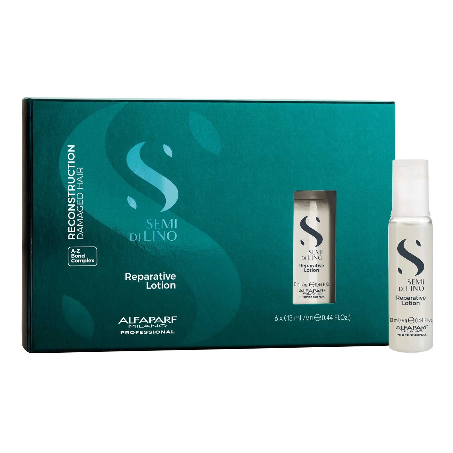 ALFAPARF AMPOLLA SEMI DI LINO REPARATIVE LOTION 13ML C/U