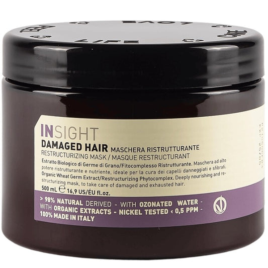 INSIGHT DAMAGED HAIR RESTRUCTURIZING HAIR MASK 500ML