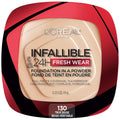 LOREAL PARIS INFALLIBLE 24H FRESH WEAR FOUNDATION IN POWDER 130 TRUE BEIGE