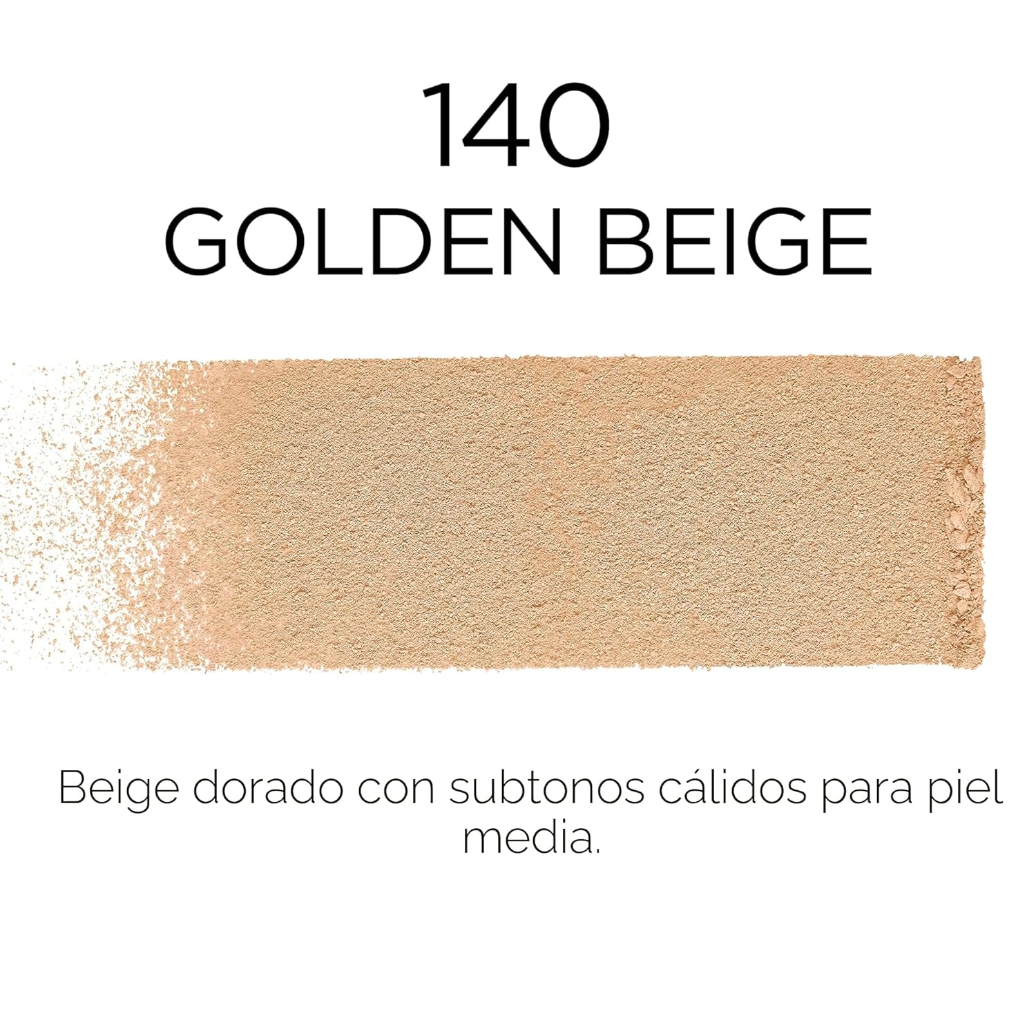 LOREAL PARIS INFALLIBLE 24H FRESH WEAR FOUNDATION IN POWDER 140 GOLDEN BEIGE