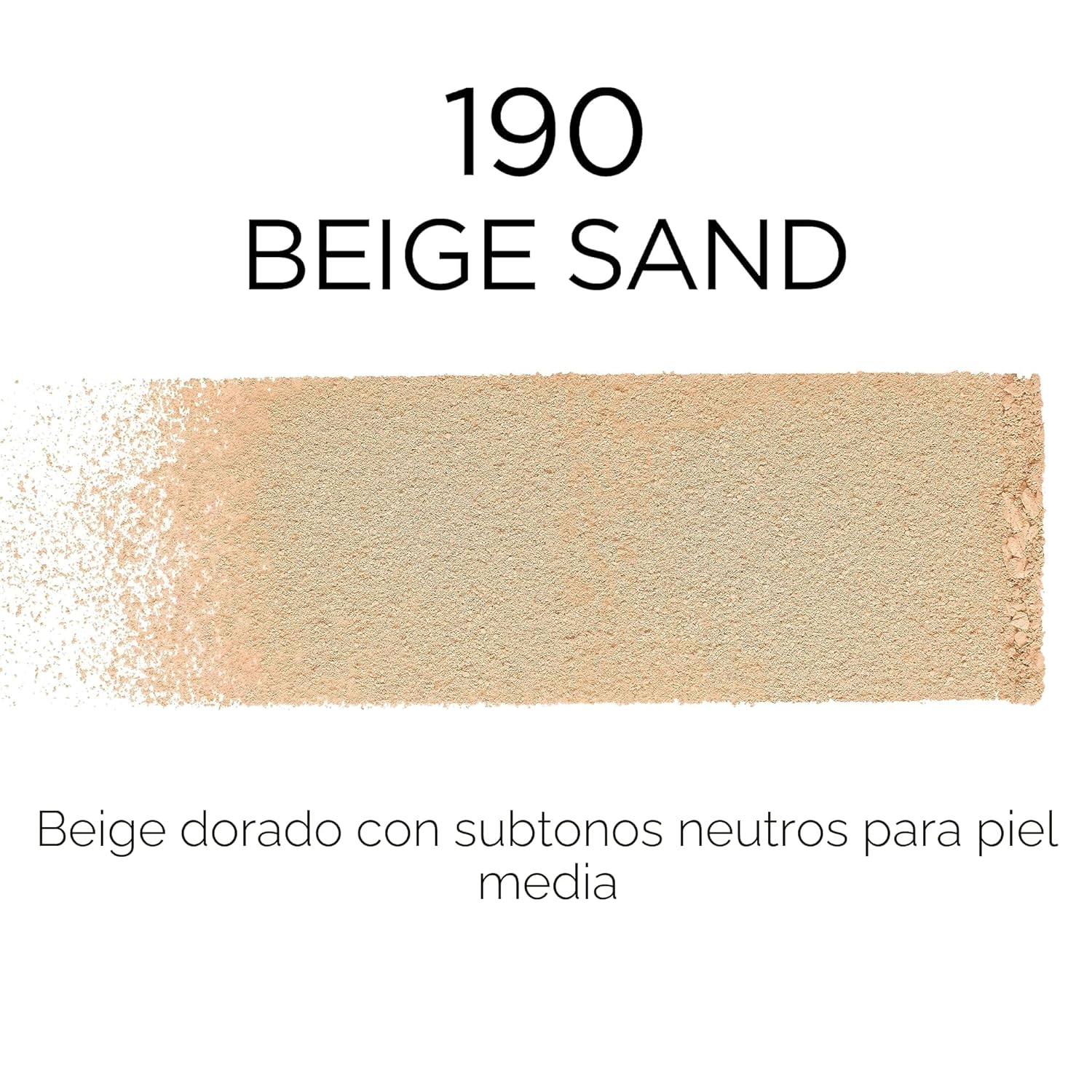 LOREAL PARIS INFALLIBLE 24H FRESH WEAR FOUNDATION IN POWDER 190 BEIGE SAND