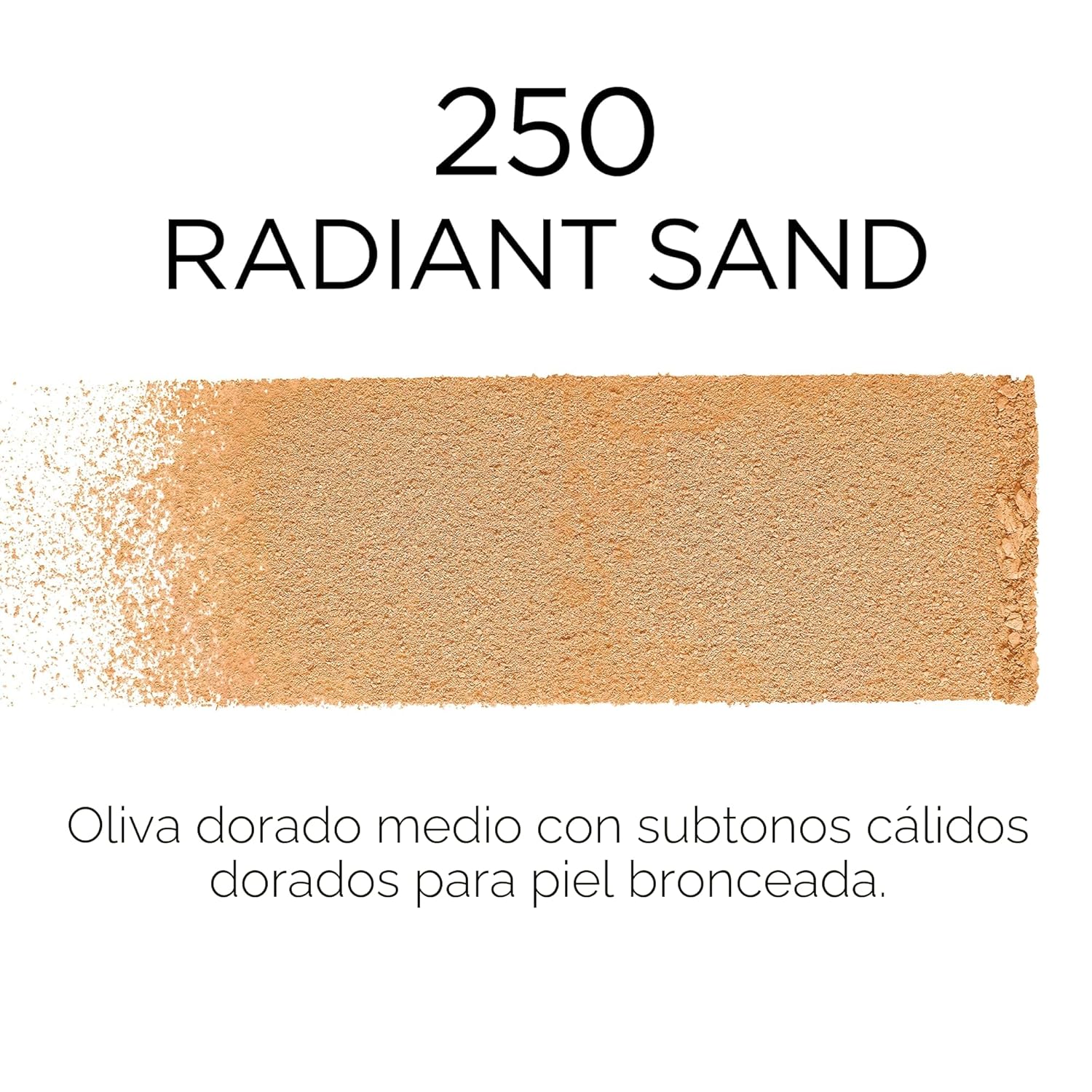 LOREAL PARIS INFALLIBLE 24H FRESH WEAR FOUNDATION IN POWDER 250 RADIANT SAND