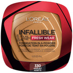 LOREAL PARIS INFALLIBLE 24H FRESH WEAR FOUNDATION IN POWDER 330 HAZELNUT