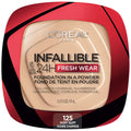 LOREAL PARIS INFALLIBLE 24H FRESH WEAR FOUNDATION IN POWDER 125 IVORY BUFF