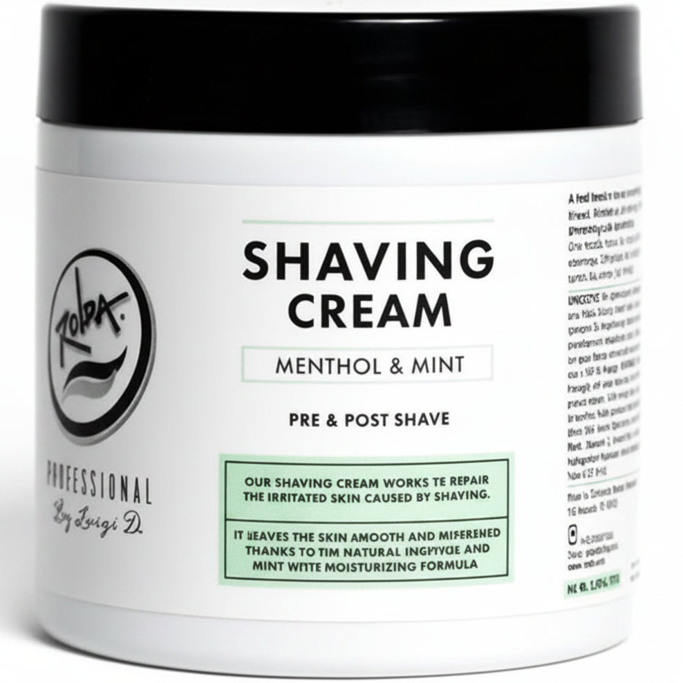 ROLDA SHAVING CREAM MENTHOL & MINT PRE & POST SHAVE 500G