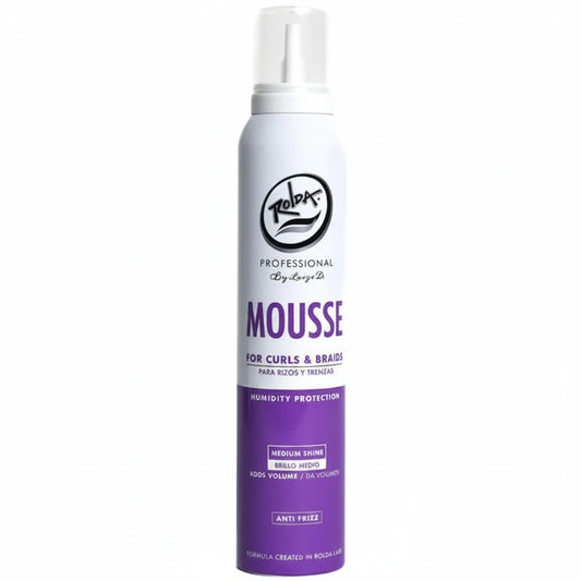 ROLDA MOUSSE FOR CURLS & BRAIDS ANTI FRIZZ 200ML