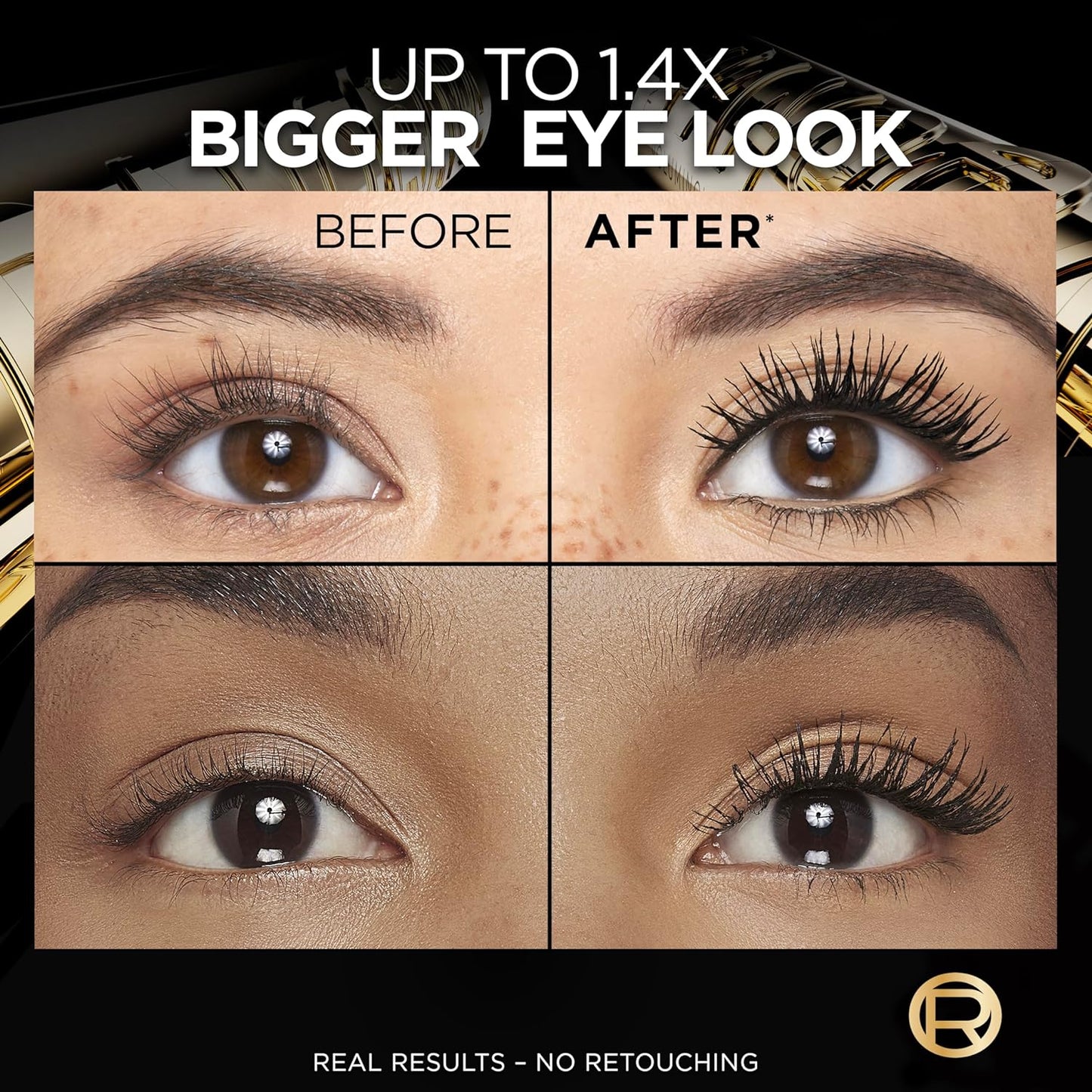 LOREAL PARIS VOLUMINOUS PANORAMA WASHABLE MASCARA BLACK 700