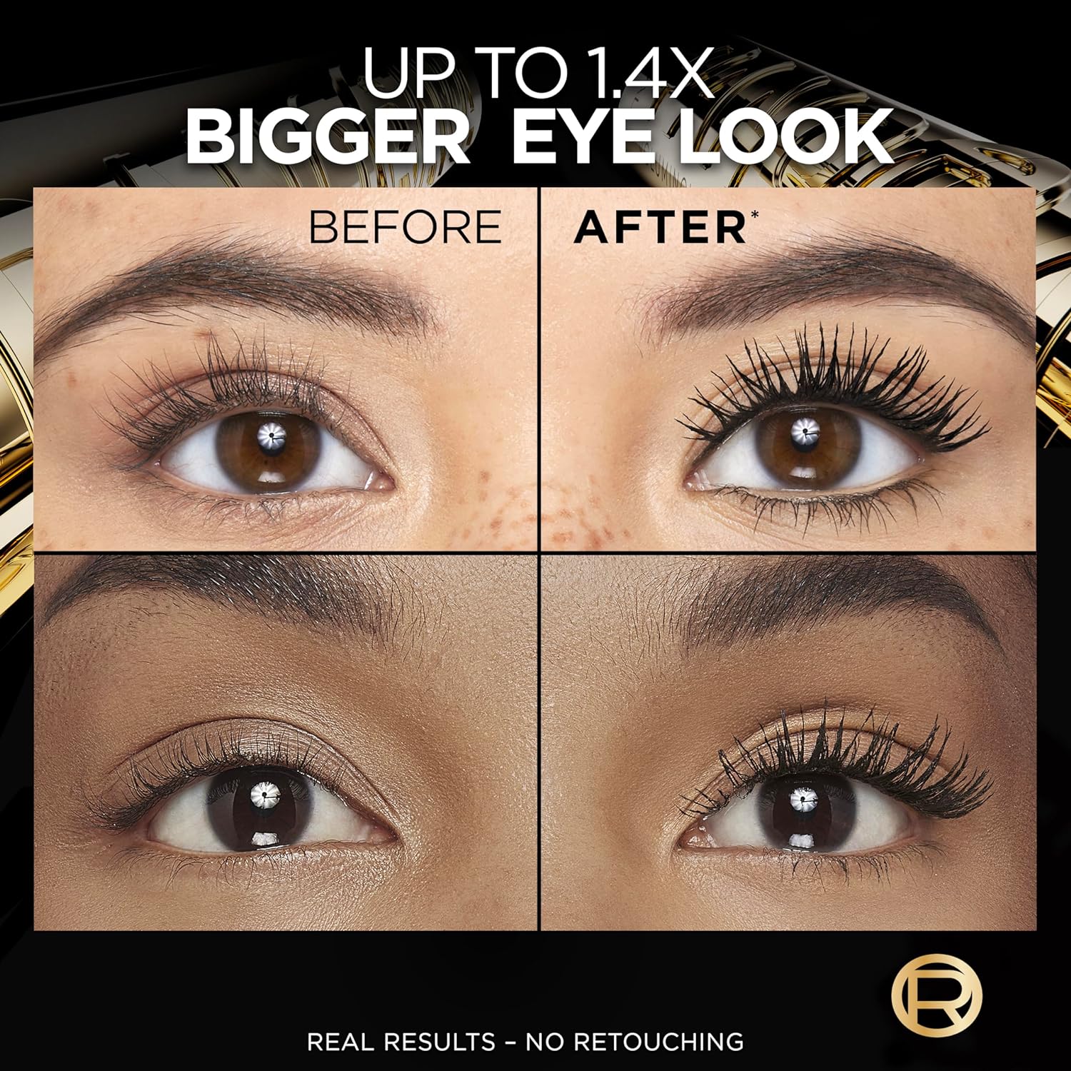 LOREEAL PARIS VOLUMINOUS PANORAMA WATERPROOF MASCARA BLACK