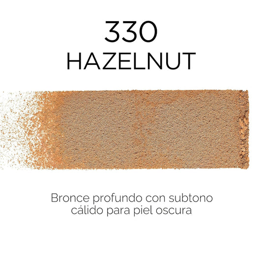 LOREAL PARIS INFALLIBLE 24H FRESH WEAR FOUNDATION IN POWDER 330 HAZELNUT