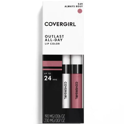 COVERGIRL OUTLAST ALL-DAY LIP COLOR 549 ALWAYS ROSY