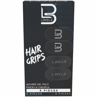 LEVEL3 HAIR GRIPS 4PCS AGARRE DEL PELO