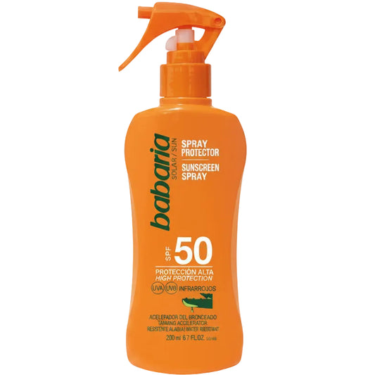 BABARIA SPRAY PROTECTOR SOLAR ALOE SPF50 300ML