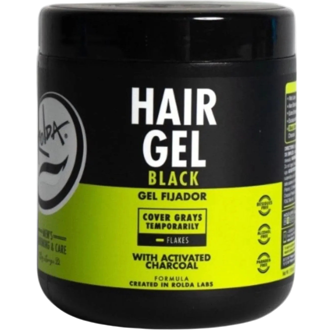 ROLDA HAIR GEL BLACK 500G