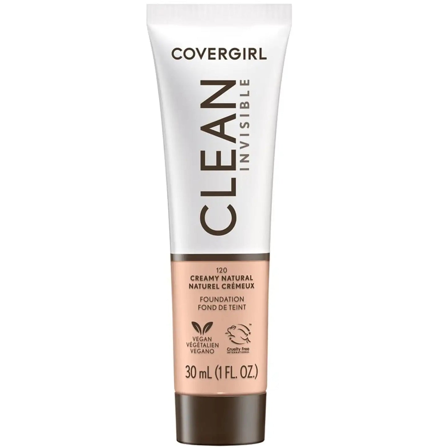COVERGIRL CLEAN INVISIBLE FOUNDATION 120 CREAMY NATURAL