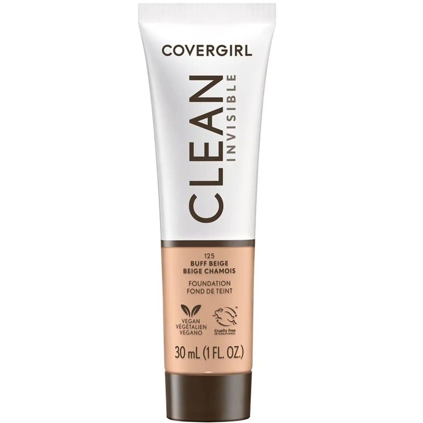 COVERGIRL CLEAN INVISIBLE FOUNDATION 125 BUFF BEIGE