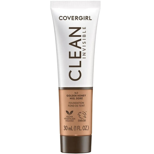 COVERGIRL CLEAN INVISIBLE FOUNDATION 163 GOLDEN HONEY