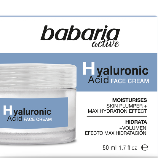 BABARIA CREMA FACIAL HYALURONIC ACID 50ML