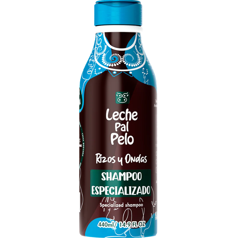 LECHE PAL PELO RIZOS Y ONDAS SHAMPOO ESPECIALIZADO 440ML