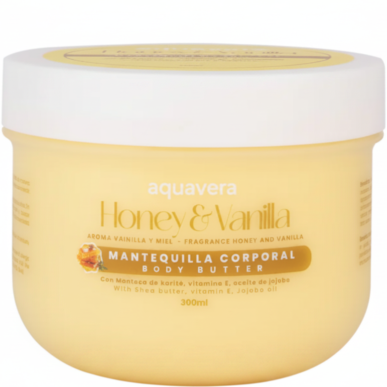 AQUAVERA BODY BUTTER HONEY & VANILLA 300ML