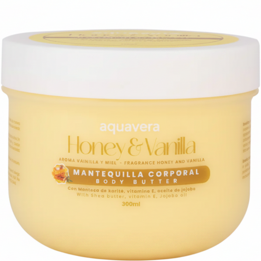 AQUAVERA BODY BUTTER HONEY & VANILLA 300ML
