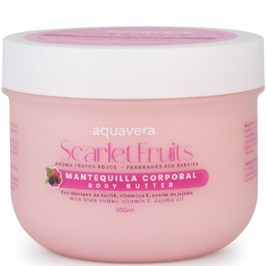 AQUAVERA BODY BUTTER SCARLET FRUITS 300ML