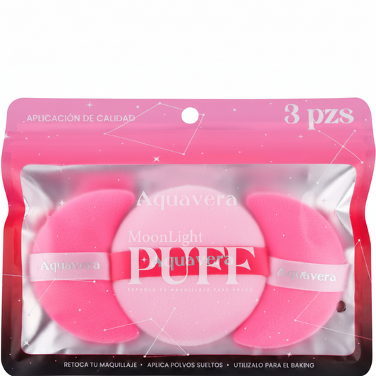 AQUAVERA BORLITAS DE MAQUILLAJES SET 3 PCS