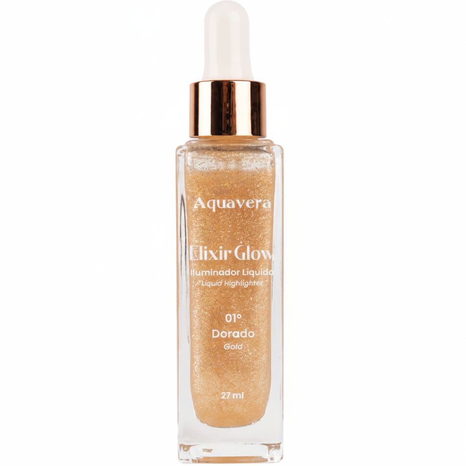 AQUAVERA ELIXIR GLOW ILUMINADOR LÍQUIDO 01 DORADO