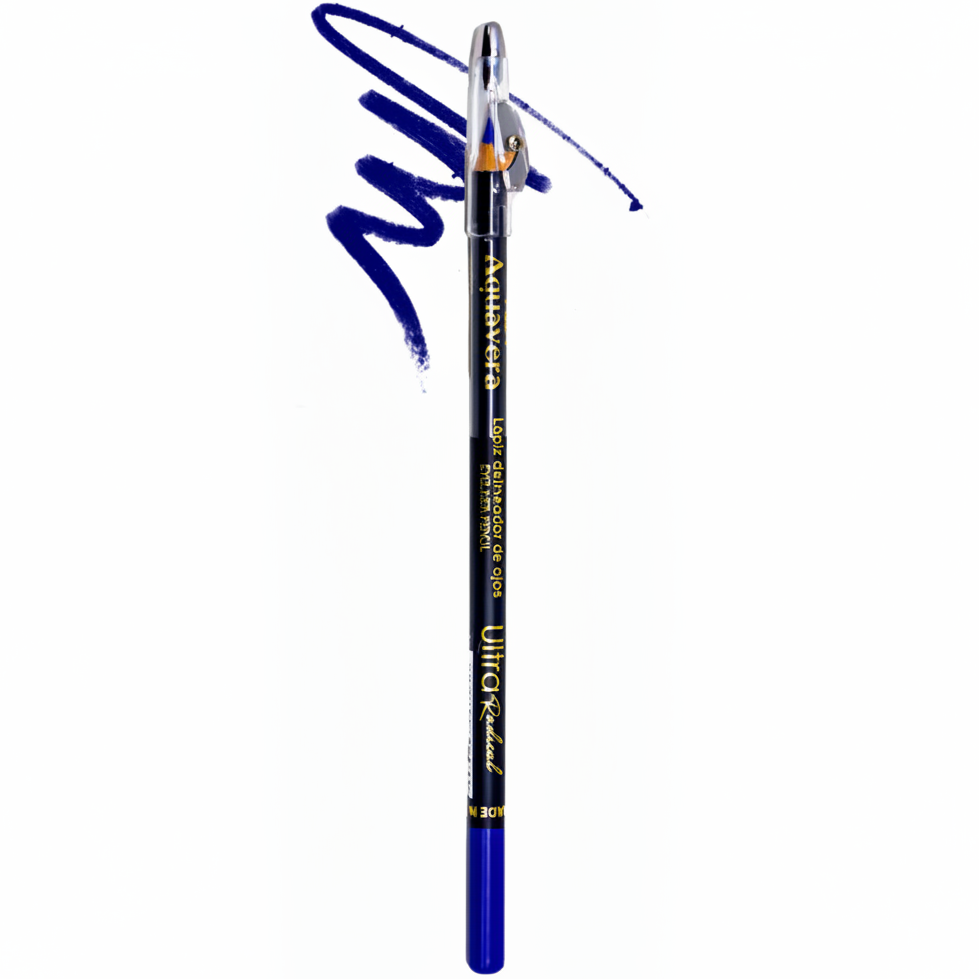 AQUAVERA LÁPIZ DELINEADOR DE OJOS AZUL ELÉCTRICO 2