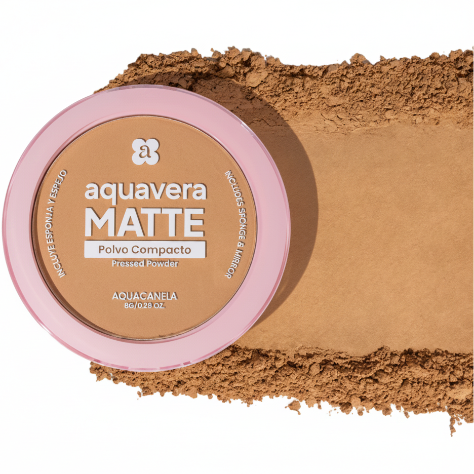 AQUAVERA POLVO COMPACTO MATTE AQUACANELA #6